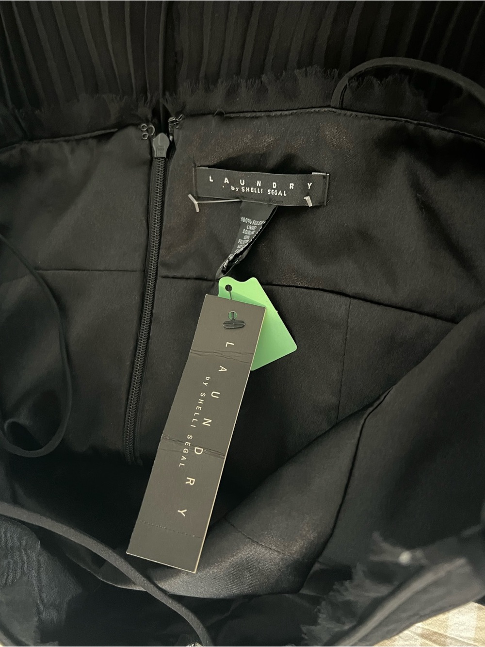 Laundry Black Pleated Dress - Picture 7 of 8